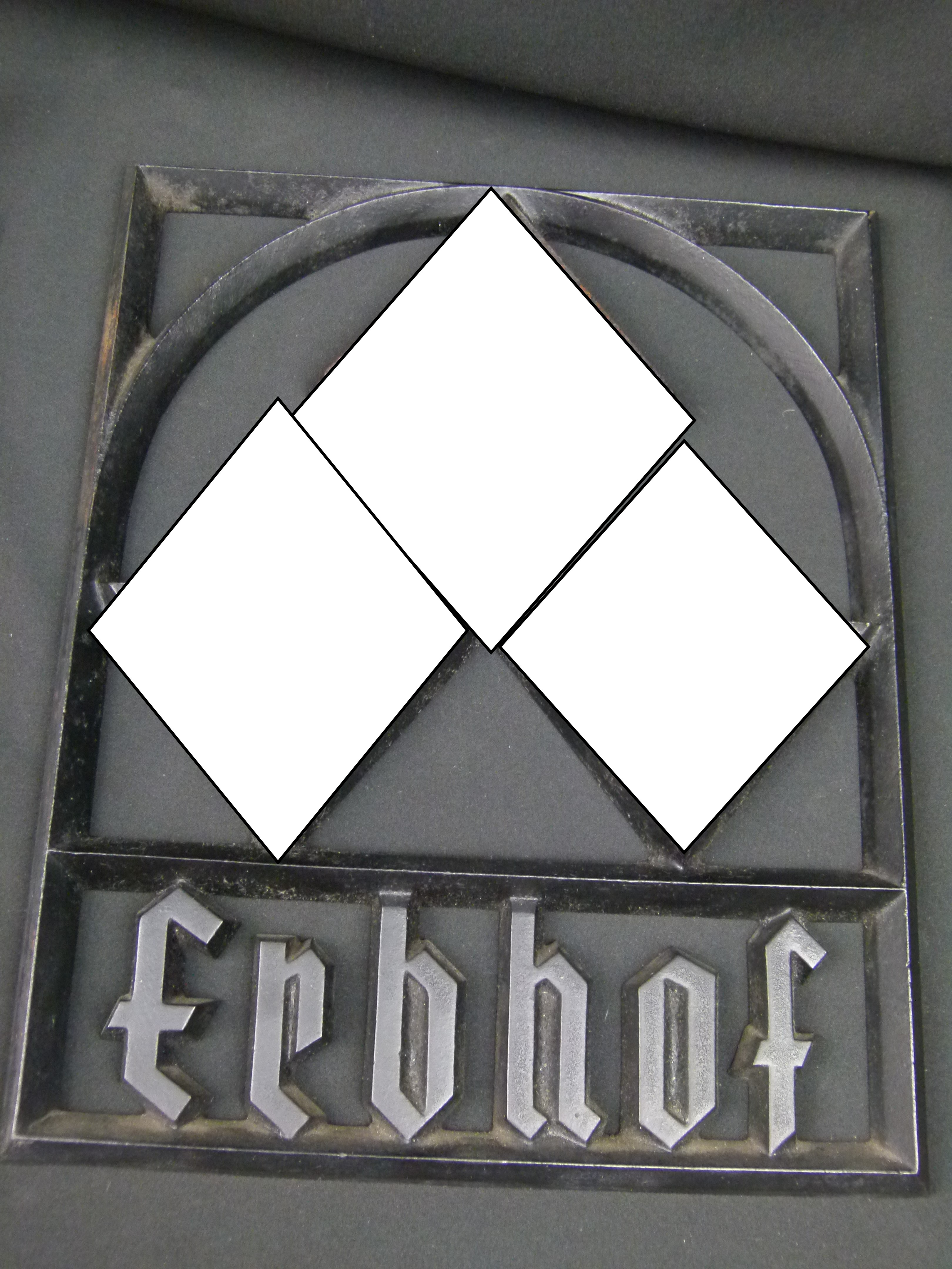 Original Erbhof Schild 3. Reich Seltenheit