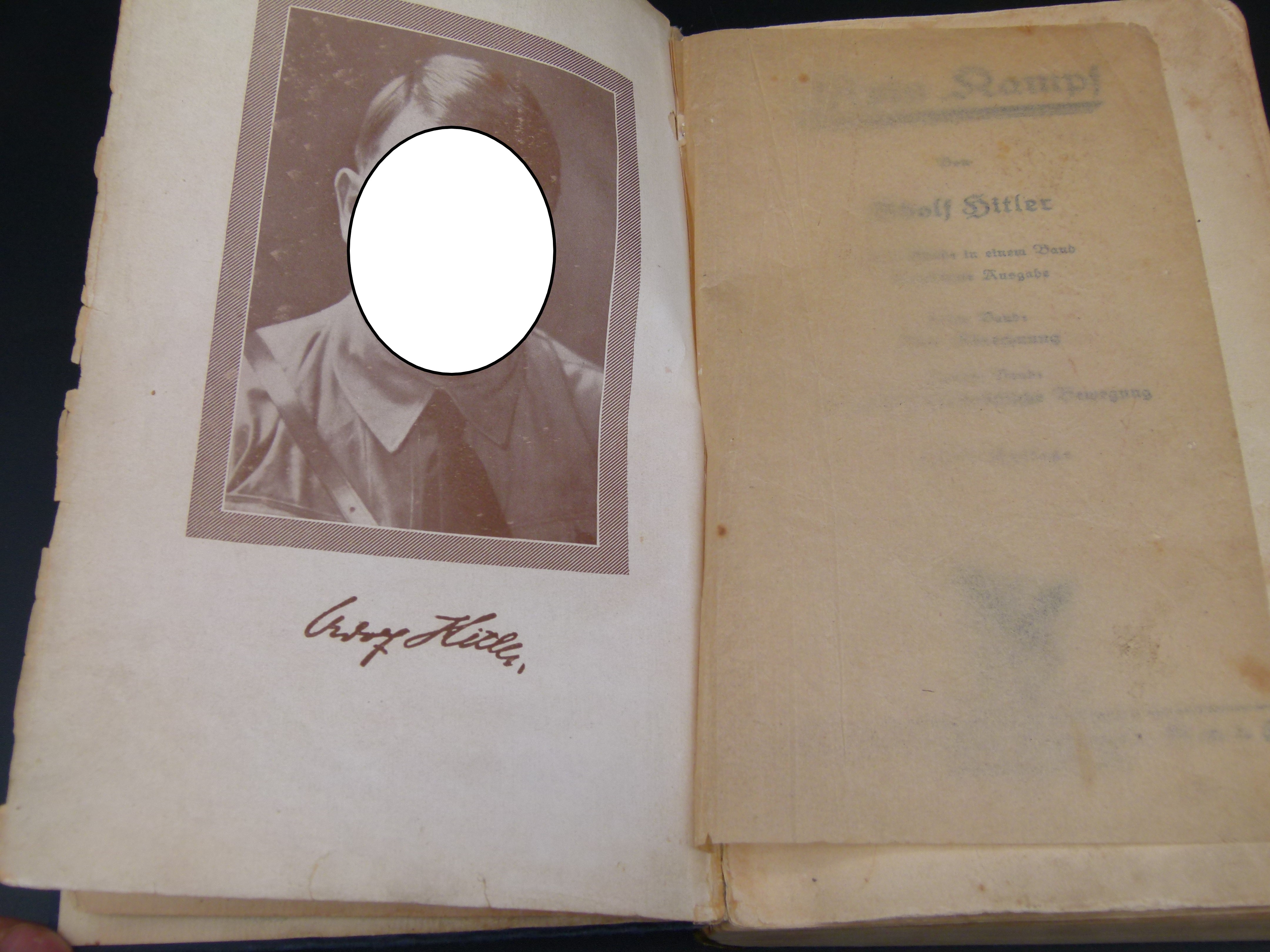 Original Volksausgabe Adolf Hitler Mein Kampf 